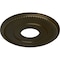 Ekena Millwork Bradford Ceiling Medallion (Fits Canopies up to 6 5/8"), 12 1/2"OD x 3 7/8"ID x 3/4"P, Green Gold CM12BRGGS - alternate 2